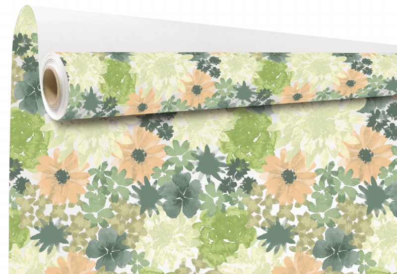 Picture of Kraft Paper Florencia Green 79cm x 40m